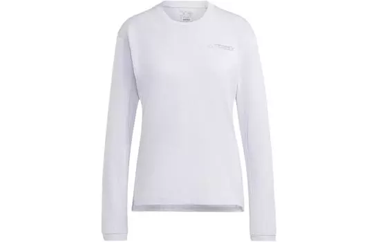 Футболка с заниженной линией плеч, женская, серебристая Adidas, Silver