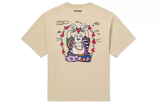 Футболка с заниженной линией плеча Britto унисекс Kappa, Bleached-001