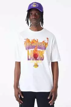 Футболка с заниженными рукавами New Era, белый