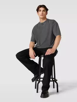 Футболка с заниженными рукавами Review, антрацит