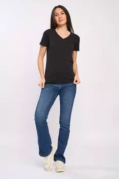 Футболка с заостренным воротником Kvl By Kenvelo, черный