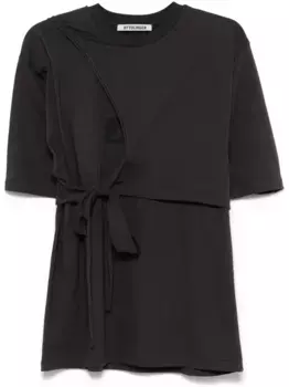 Футболка с запахом Ottolinger, черный