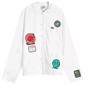 Футболка с заплаткой X-clot Lacoste, белый