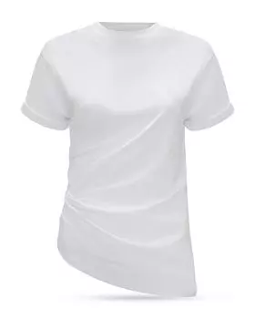 Футболка с защипами Victoria Beckham, белый