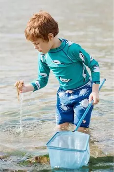 Футболка с защитой от ультрафиолета из переработанной ткани Muddy Puddles, зеленый