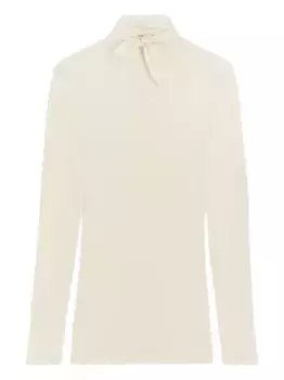 Футболка с завязками LEMAIRE, белый