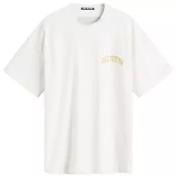 Футболка с желтой дугой Cole Buxton, серый