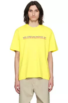 Футболка с желтым рисунком «Мандала» BLUEMARBLE