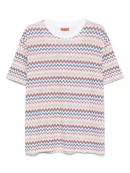 Футболка с зигзагом Missoni, белый