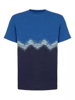 Футболка с зигзагообразным принтом Missoni, синий