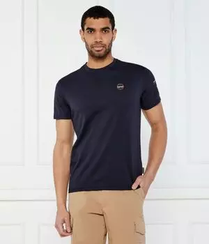 Футболка с значком s Regular fit Napapijri, синий