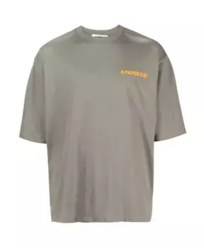 Футболка Sage с логотипом A Paper Kid, зеленый