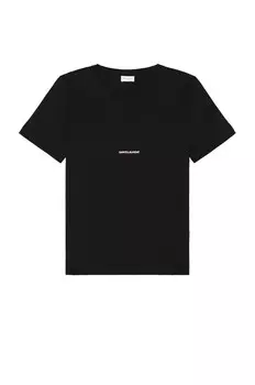 Футболка Saint Laurent Logo, черный