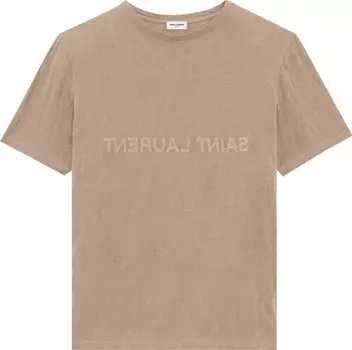 Футболка Saint Laurent Reverse T-Shirt Tan, загар