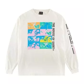 Футболка Saint Michael House Saint Long-Sleeve T-Shirt White, белый