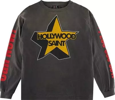 Футболка Saint Michael Saint Hollyhood Long-Sleeve T-Shirt 'Black', черный