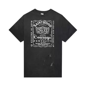 Футболка Saint Michael Skull Bike 'Black', черный