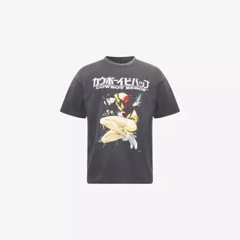 Футболка Saint Mxxxxxx Cowboy с круглым вырезом и принтом, черный