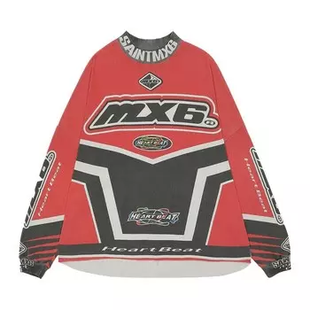 Футболка SAINT Mxxxxxx MX6 Long-Sleeve Tee Red, красный
