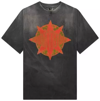 Футболка SAINT Mxxxxxx x Denim Tears Saint Tears Tee 'Black', черный