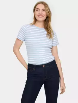 Футболка Saint Tropez Aster Short Sleeve Stripe, цвет soft/chambray