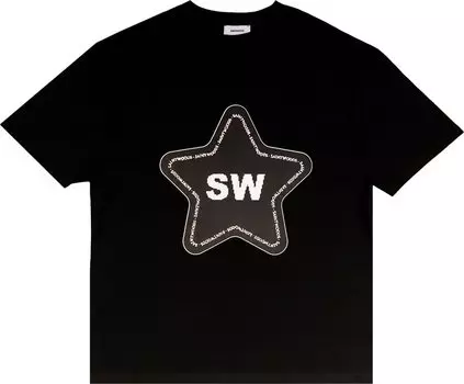Футболка Saintwoods Star 'Black', черный