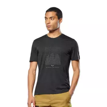 Футболка Salewa Eagle Dotted Mountain AM, черный