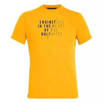 Футболка Salewa Engineered Dri-Release, желтый