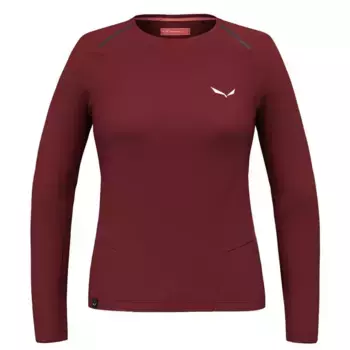 Футболка Salewa Pedroc Dry long sleeve, красный