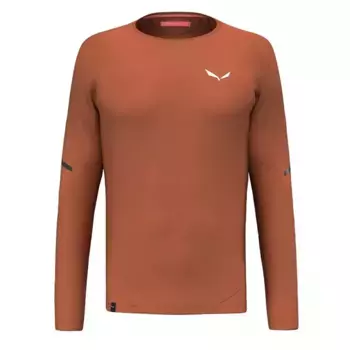 Футболка Salewa Pedroc Dry long sleeve, оранжевый