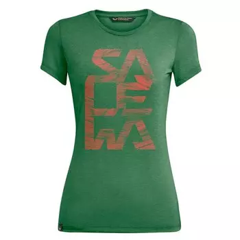 Футболка Salewa Print, зеленый