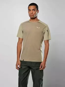 Футболка Salewa Puez Alpine Merino Hybrid, бежевый