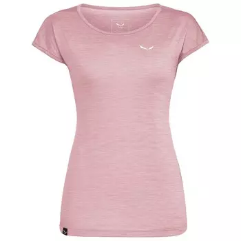 Футболка Salewa Puez Melange Dry S/S Tee, цвет Zephyr Melange