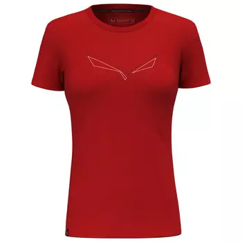 Футболка Salewa Pure Eagle Frame Dry T-shirt, цвет Flame Melange