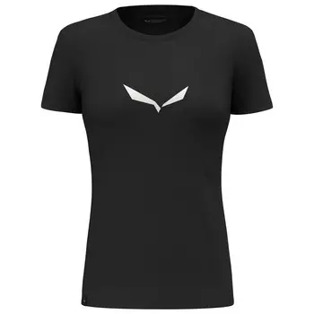 Футболка Salewa Women's Solid Dri Release S/S Tee, цвет Black Out