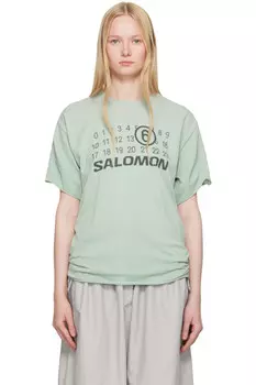 Футболка Salomon Edition бесшовная спортивная Mm6 Maison Margiela, синий