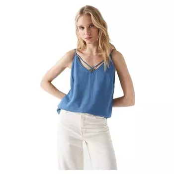 Футболка Salsa Jeans 21007001 Short Sleeve V Neck, синий