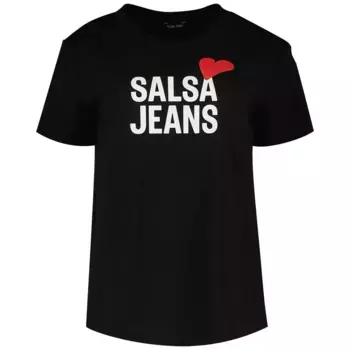 Футболка Salsa Jeans Heart Branding, черный
