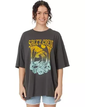 Футболка Salty Crew Big Wave Cover Up Tee, угольный