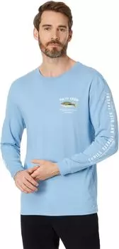 Футболка Salty Crew Bigmouth Long Sleeve Tee, цвет Marine Blue