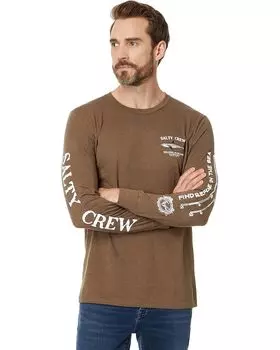 Футболка Salty Crew Bruce Standard Tee, цвет Mocha Heather