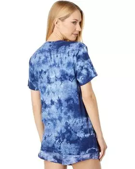 Футболка Salty Crew Stay Glassy Boyfriend Short Sleeve Tee, цвет Navy Tie-Dye