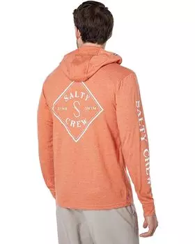 Футболка Salty Crew Tippet Pocket Hood Tech Tee, цвет Sunburn