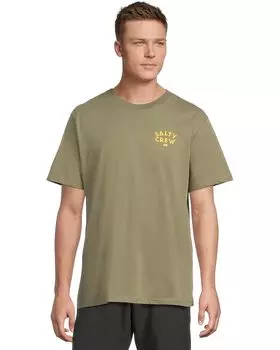 Футболка Salty Crew Ulua Classic Short Sleeve Tee, цвет Dusty Olive