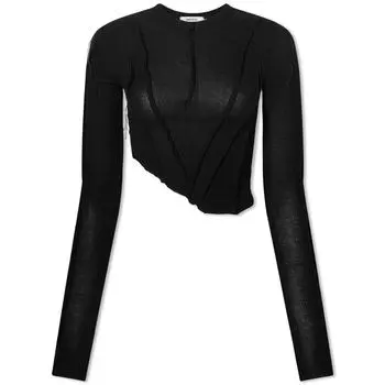 Футболка Sami Miro Vintage Long Sleeve Asymmetric Tee