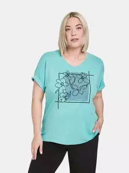 Футболка Samoon, бирюзовый