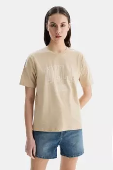 Футболка Sanchez с овальным вырезом Ucla, коричневый