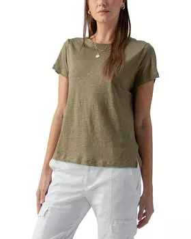 Футболка Sanctuary Linen Perfect, цвет Burnt Olive