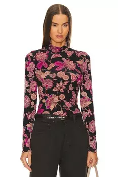 Футболка Sanctuary Slinky Mock, цвет Cranberry Bloom