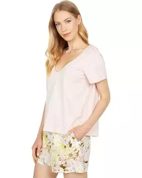 Футболка Sanctuary Soft V-Neck Tee, цвет Lotus